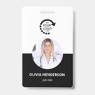 Badge Logo personnalisé Carte d'identité employé Moder