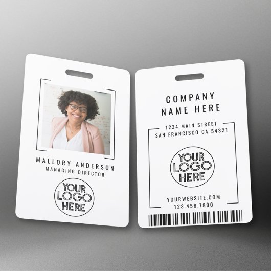 Badge Logo personnalisé d'entreprise professionnelle mod