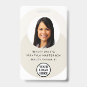 Badge Logo Photo ID Beige (Avant)