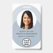 Badge Logo Photo ID Bleu (Avant)