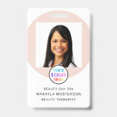 Badge Logo Photo ID employé (Avant)