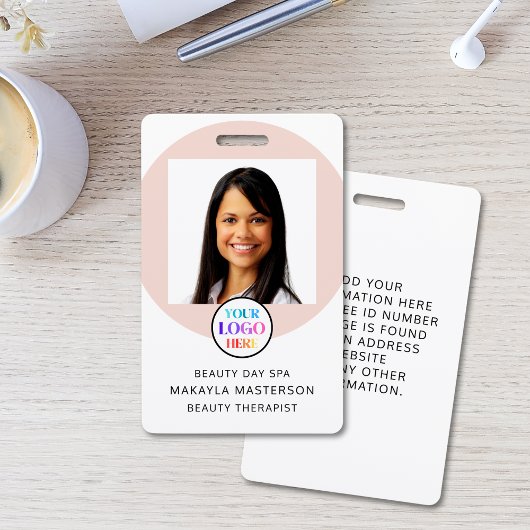 Badge Logo Photo ID employé