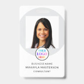 Badge Logo Photo ID employé (Avant)