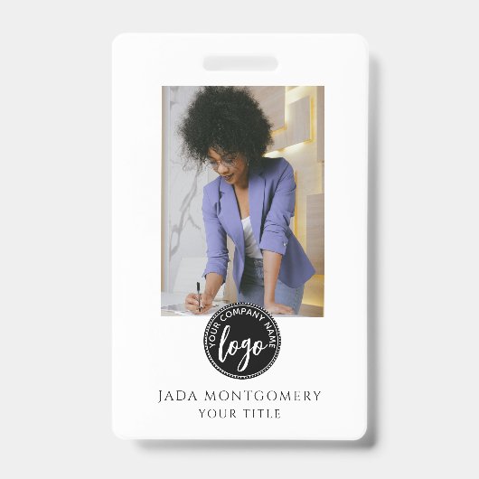 Badge Logo Photo Moderne (Avant)