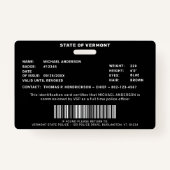 Badge Logo photo personnalisée de l'application de la lo (Dos)