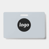 Badge Logo Professionnel Business Blue Nom (Arrière)