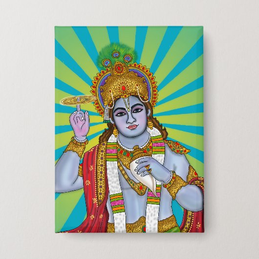 Badge Lord Krishna (Recto)