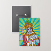 Badge Lord Krishna (Recto/Verso)