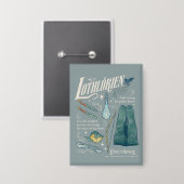 Badge LOTHLORIEN™ Collage graphique aquarelle (Recto/Verso)
