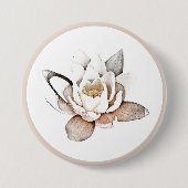 BADGE : LOTUS BLANC (Devant)
