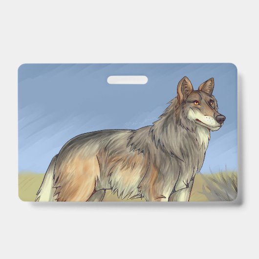 Badge Loup Mexicain (Avant)