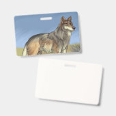 Badge Loup Mexicain (Avant & arrière)