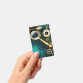 Badge Loupe de style Steampunk (Manuel / portable)