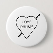 Badge Love Drums (Devant)