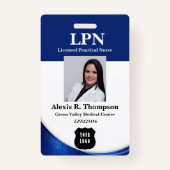 Badge LPN moderne (Devant)
