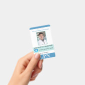 Badge LPN vertical, infirmière pratique autorisée, ID ph (Manuel / portable)