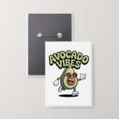 Badge Lunettes de soleil drôles Avocat (Recto/Verso)
