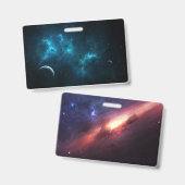 Badge L'univers (Avant & arrière)