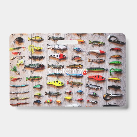 Badge Lures de pêche classique Thunder_Cove (Avant)
