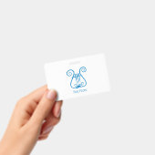 Badge Lyre Bleue (Manuel / portable)