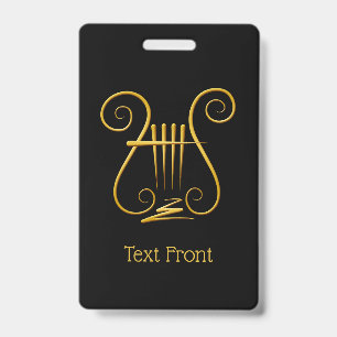 Badge Lyre d'Or