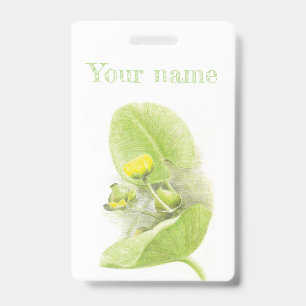 Badge Lys de fleurs