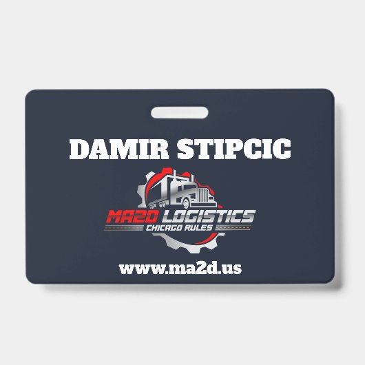 BADGE MA2D LOGISTIQUE (Avant)
