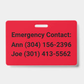 Badge Ma mère est seule à la maison (Arrière)