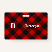 Badge MacGregor Rob Roy Insigne Tartan (Devant)