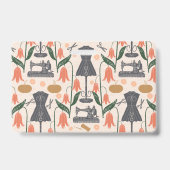 Badge Machine à coudre vintage sur mesure Seamstress (Arrière)