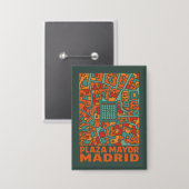 Badge Madrid Plaza Mayor (Recto/Verso)
