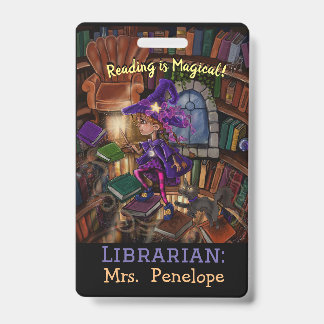 Badge Magie dans la bibliothèque 'La lecture est magique