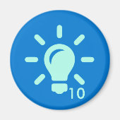 Badge Magneet - Idee 10 (Voorkant)