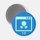 Badge Magneet - Kwaliteit 10 (Voorkant / Achterkant)