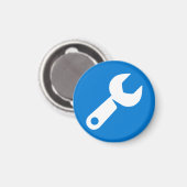 Badge Magneet - Moersleutel (Voorkant / Achterkant)