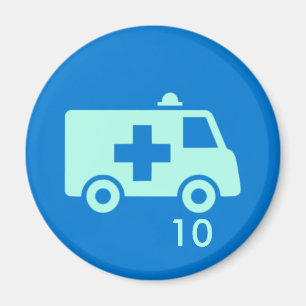 Badge Magnet - Ambulance 10 Magneet