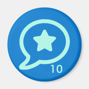 Badge Magnet - Popgeheven 10 Magneet