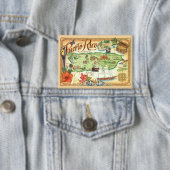 Badge Magnet Porto Rico vintage (Insitu)