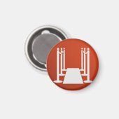 Badge Magnet - Service Magneet (Voorkant / Achterkant)