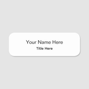 Badge magnétique rond personnalisé pour employé pr