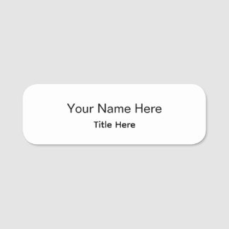Badge magnétique rond personnalisé pour employé pr