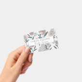 Badge Main tirée Dusty Rose Floral Doula (Manuel / portable)