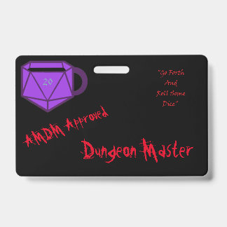 Badge Maître de Dungeon AMDM officiel