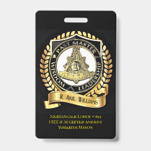 Badge Maître du passé