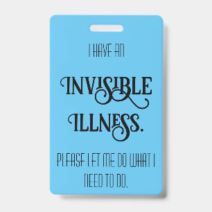 Badge Maladie Invisible