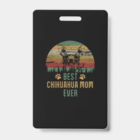 Badge Maman Chihuahua (Avant)
