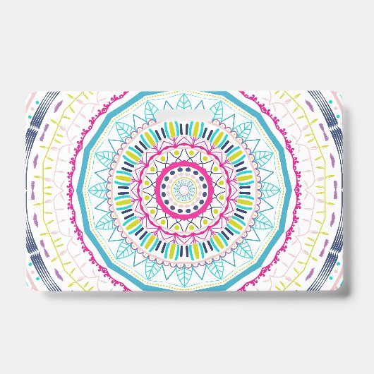 Badge mandala coloré (Avant)