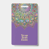 Mandala coloré chic de style indien 1