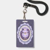 Badge Mandala de l'amour éternel (Avant avec lanière)