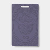 Badge Mandala de l'amour éternel (Arrière)
